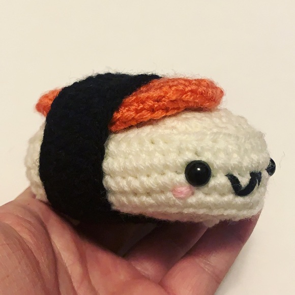 Sushi crochet plush kawaii handmade